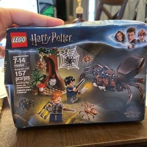Lego Harry Potter chamber of secrets Aragog’s Lair 75950 Never open but Box bent